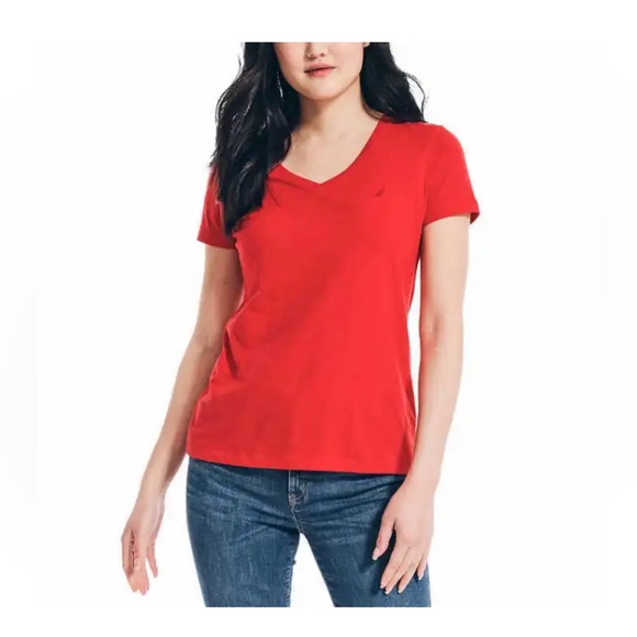 Nautica Ladies' Logo Tee Short Sleeve Crewneck - Picture 7 of 7